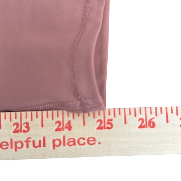 NWT Vuori Ribbed Studio High Rise 7/8 Leggings 24.5" Marsala/Mauve Size L - Picture 12 of 12